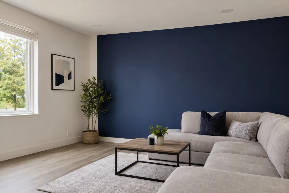 Accent wall painting in The Woodlands, TX