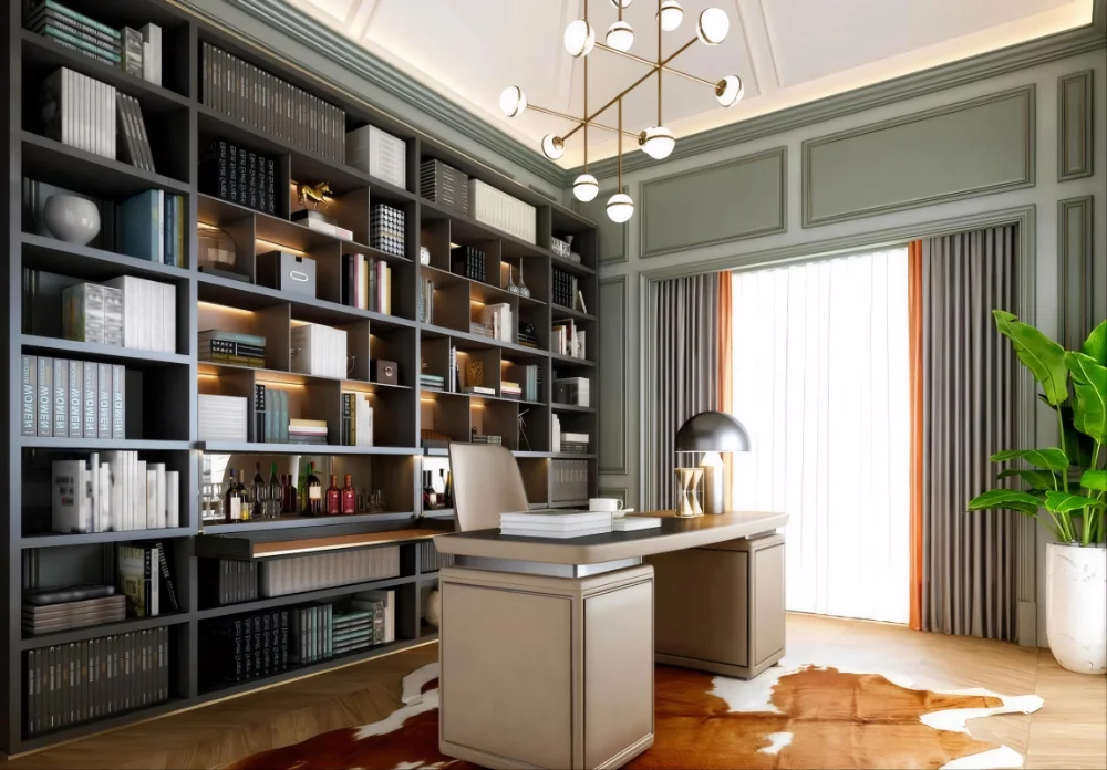 Home office painting in The Woodlands, TX